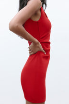 Draped Short Dress