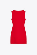 Draped Short Dress