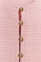 Ruffled Summer Top In Pink