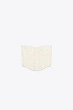 Cream Lace Corset Top