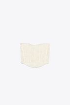 Cream Lace Corset Top