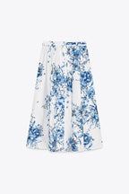 Floral Top And Skirt Co-Ord Set