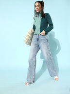 Kia Colourblocked Knitted Sweater