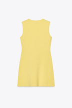 Irregular Buttoned Dress