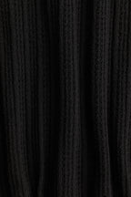 Ivey Textured Knit Dress In Black