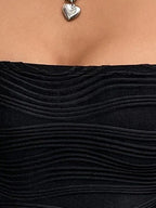 Bea Off-shoulder Top In Black