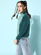 Kia Colourblocked Knitted Sweater