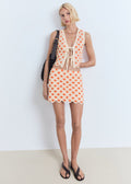 Gianna Crochet Top And Skirt Co-Ord Set