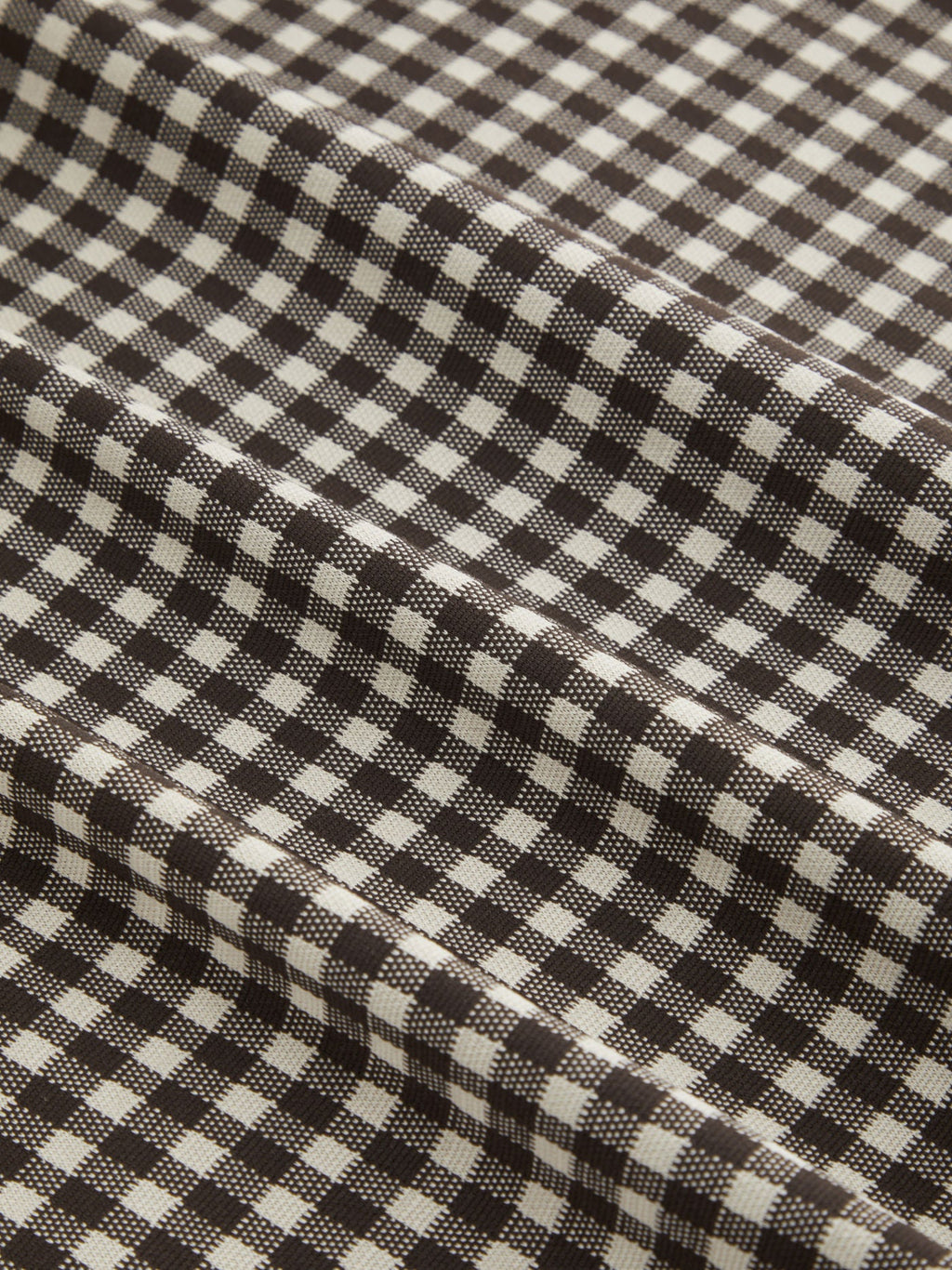 Noir Bow Gingham Mini Dress