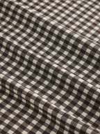 Noir Bow Gingham Mini Dress