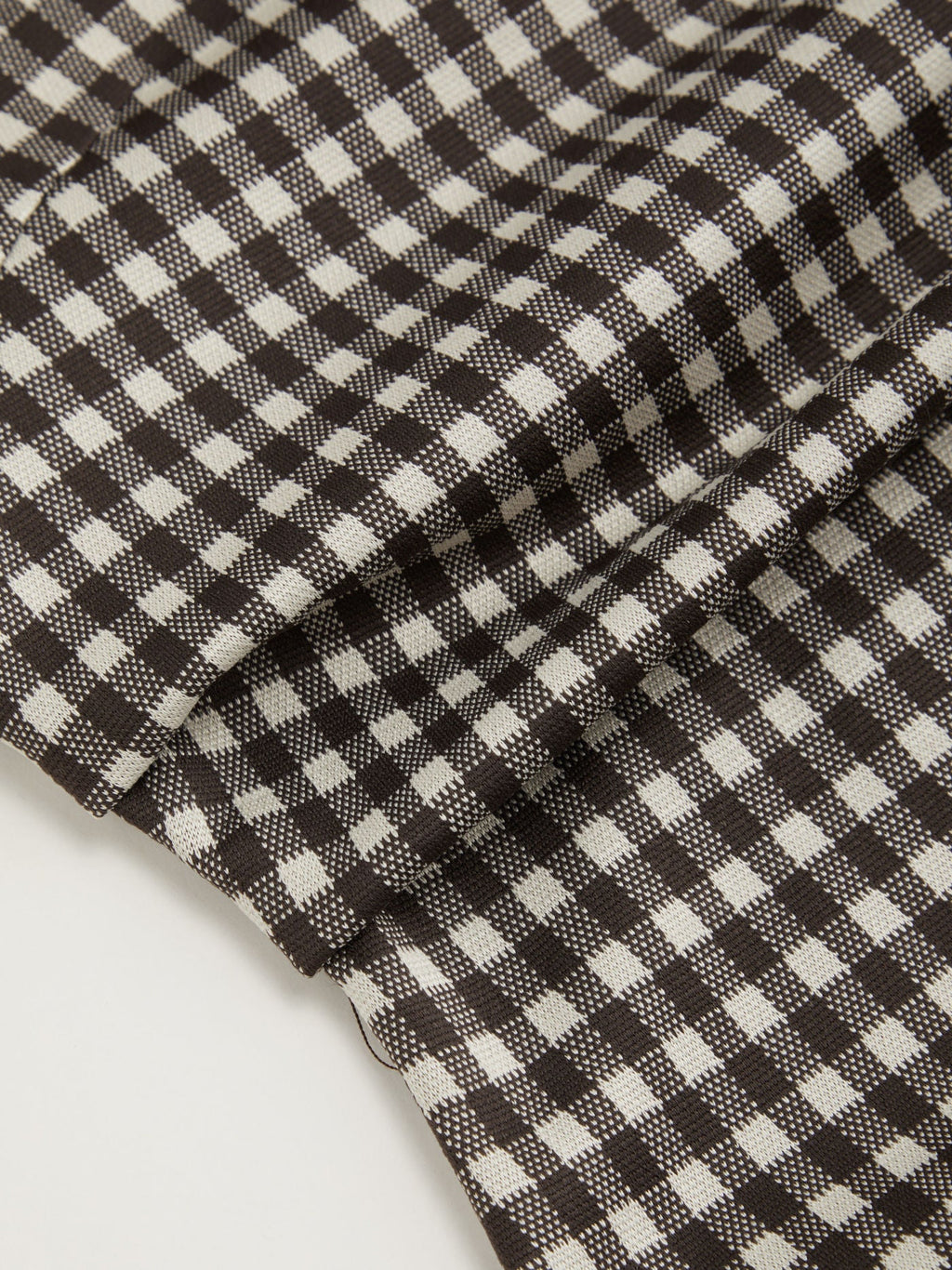Noir Bow Gingham Mini Dress