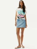 Denim Mini Skirt