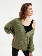 Sera Cable Knit Cardigan