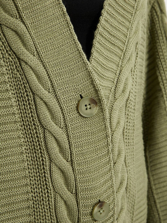 Sera Cable Knit Cardigan