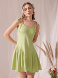 Spring Twirl Mini Dress