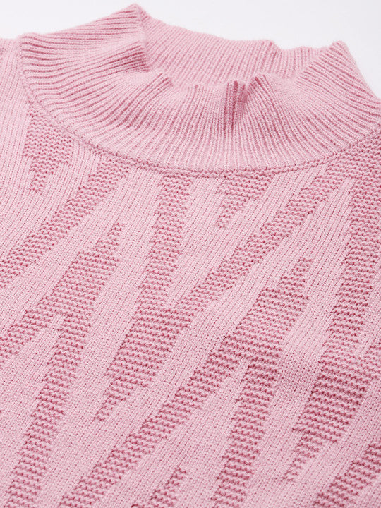 High neck Pink Co-ord Set