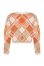 Geometric Printed Pullover Sweater