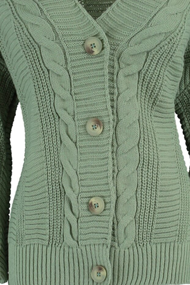Sera Cable Knit Cardigan
