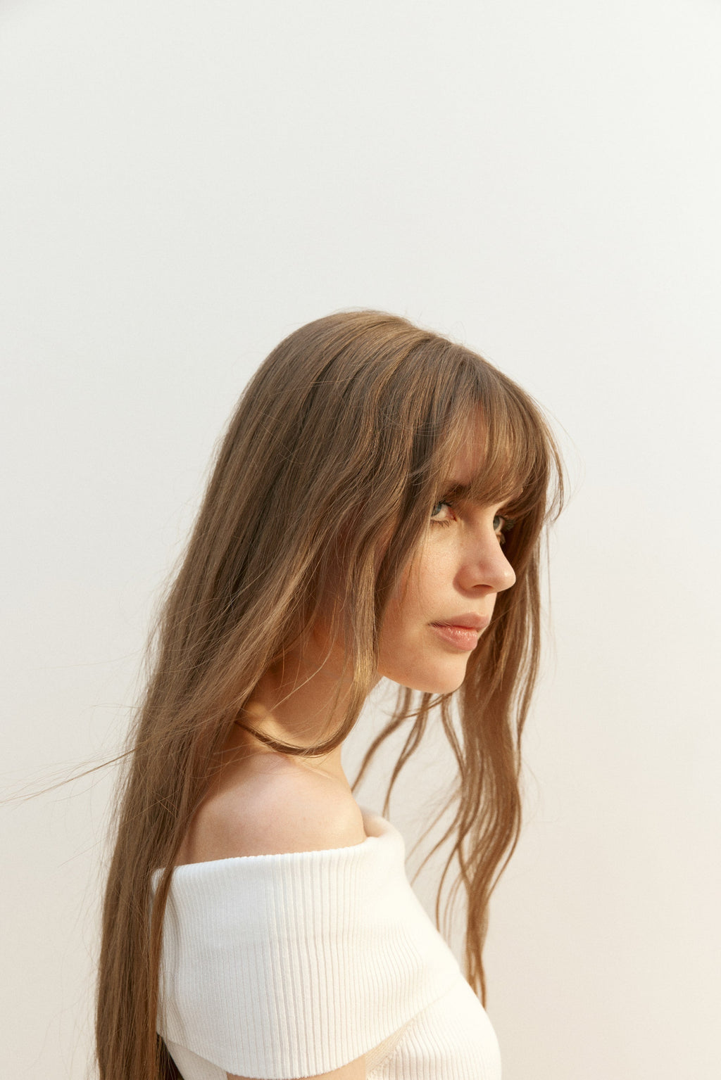 Ribbed Off-The-Shoulder Dress