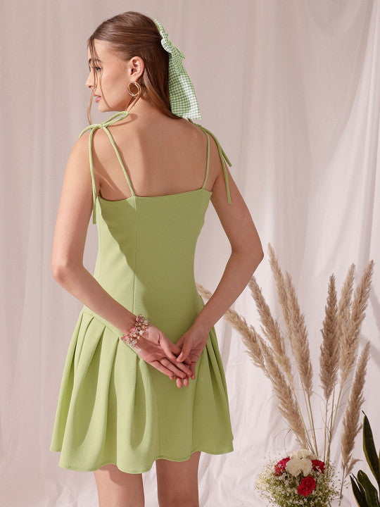 Spring Twirl Mini Dress
