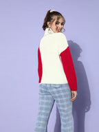 Kia Colourblocked Knitted Sweater
