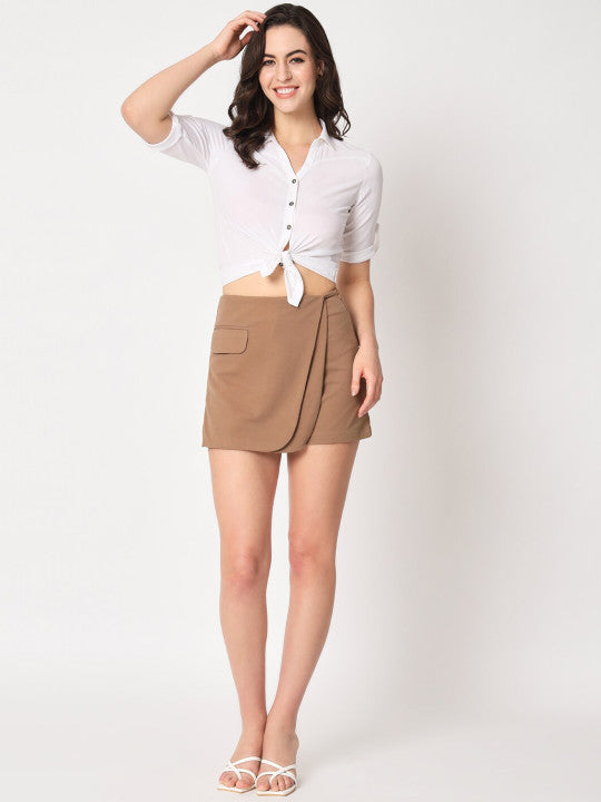 Mini Scuba Skorts With Flap