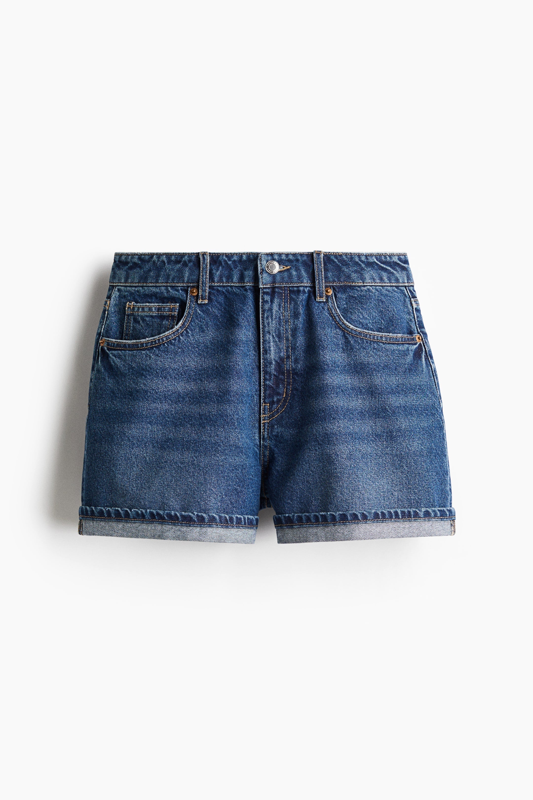 Evelyn High-Waisted Denim Shorts