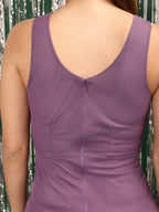 Mila Lavender Embellished Bodycon Dress