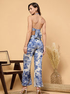 Ava Halter Neck Front Tie-up Coord Set