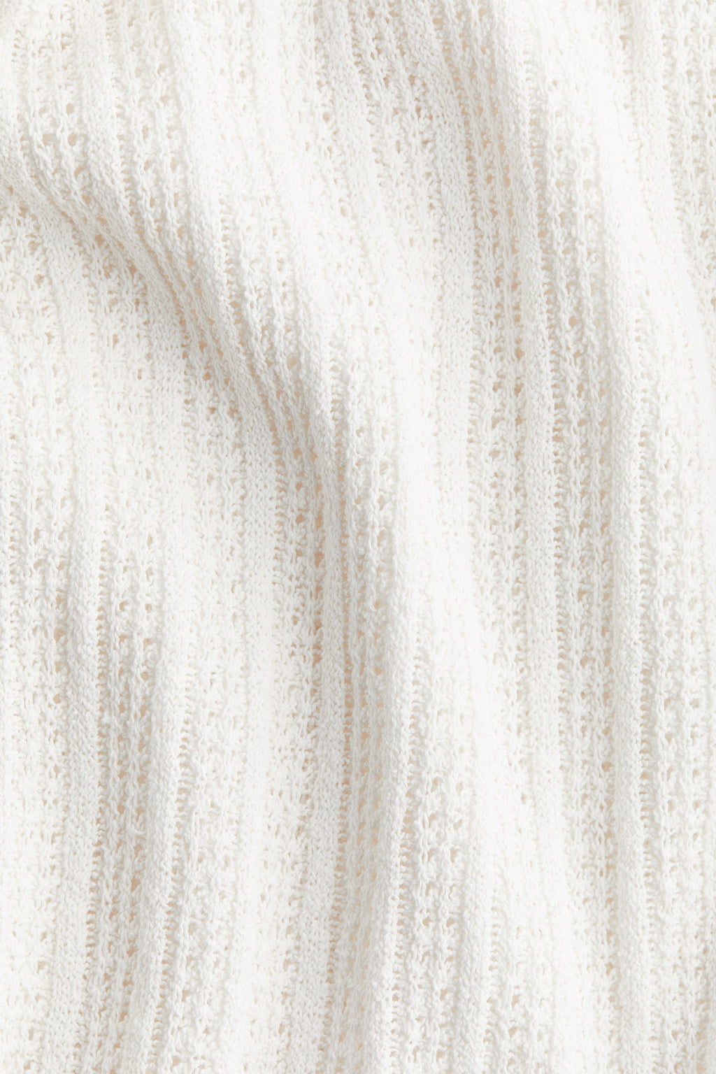 Ivey Textured Knit Dress In White