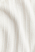 Ivey Textured Knit Dress In White