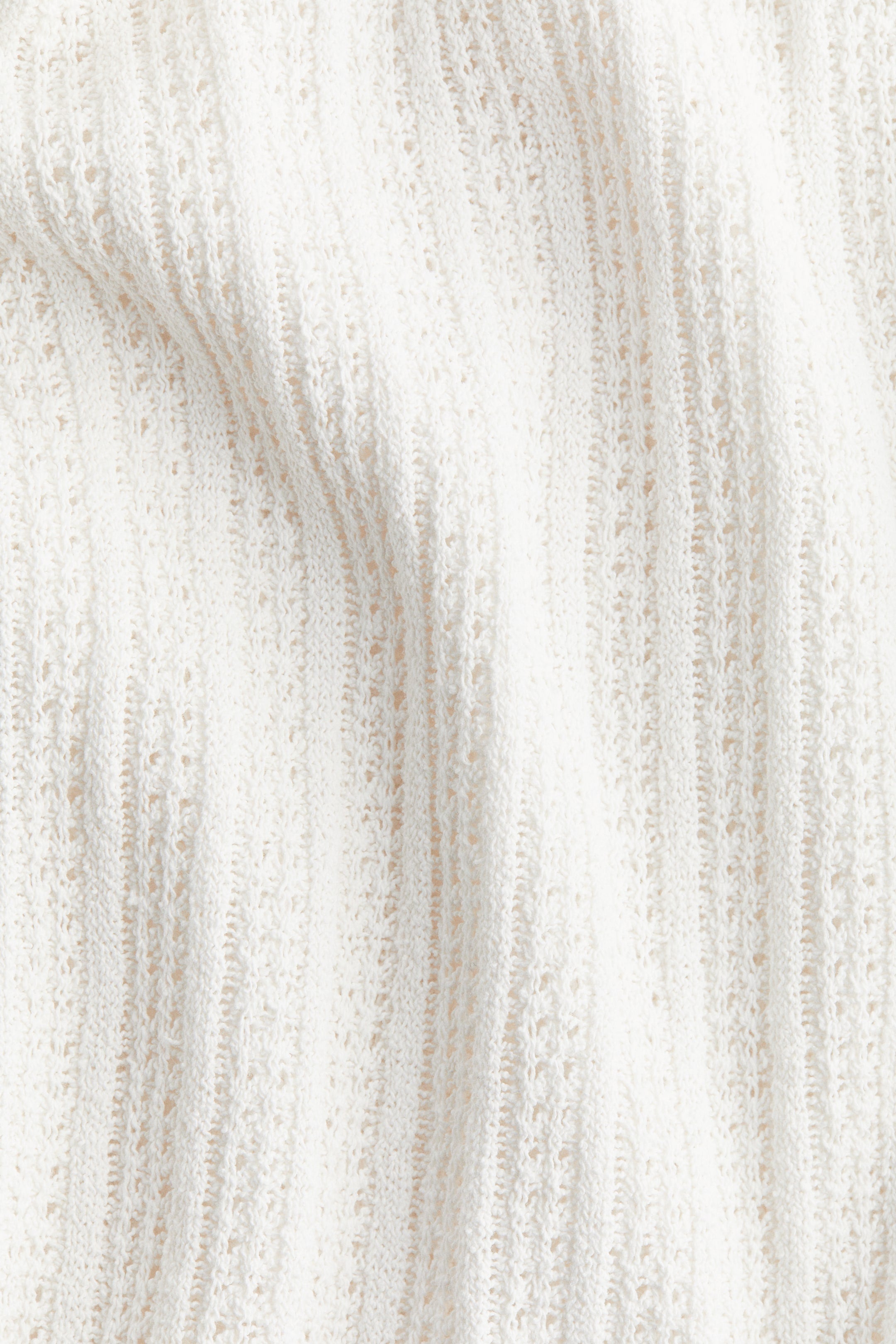 Ivey Textured Knit Dress In White