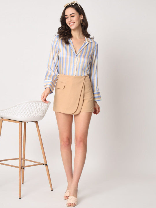 Mini Scuba Skorts With Flap