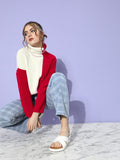 Kia Colourblocked Knitted Sweater