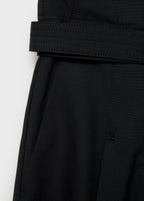 Wide Leg Pants With Belt