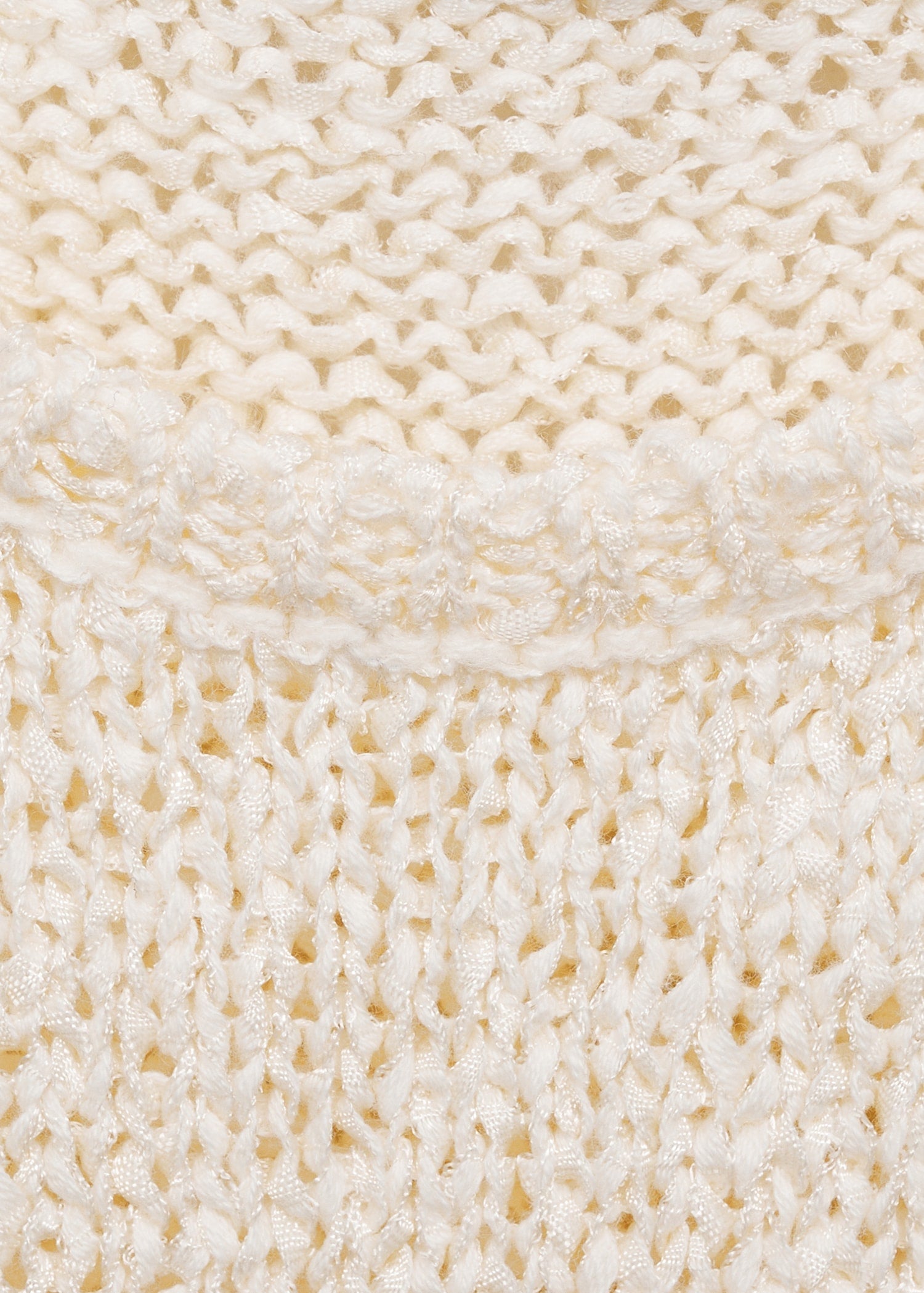 Cream Crochet Top