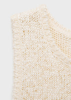 Cream Crochet Top
