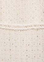Cream Tweed Dress