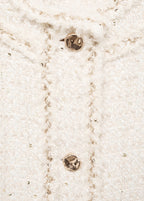 Tweed Jacket With Jewel Buttons