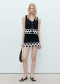 Valerie Crochet Top And Skirt Co-Ord Set