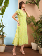 Adalynn Floral A Line Midi Dress