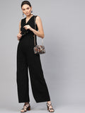 Black Seamless Jumpsuit