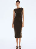 Draped Bodycon Dress