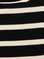 Striped Drop-Waist Mini Dress