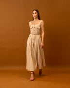 Moon Belted Buttoned Down Dress