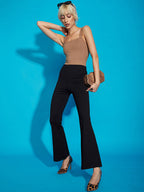 Nora Bootcut Trousers In Black