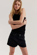Ultra High Denim Shorts