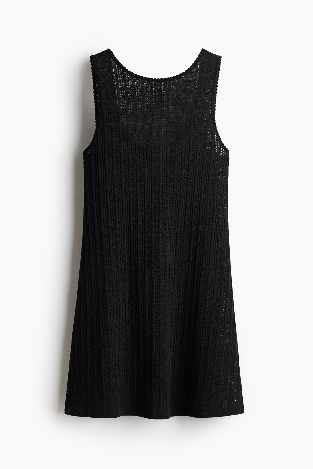 Ivey Textured Knit Dress In Black