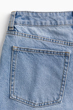 High-Waisted Denim Shorts