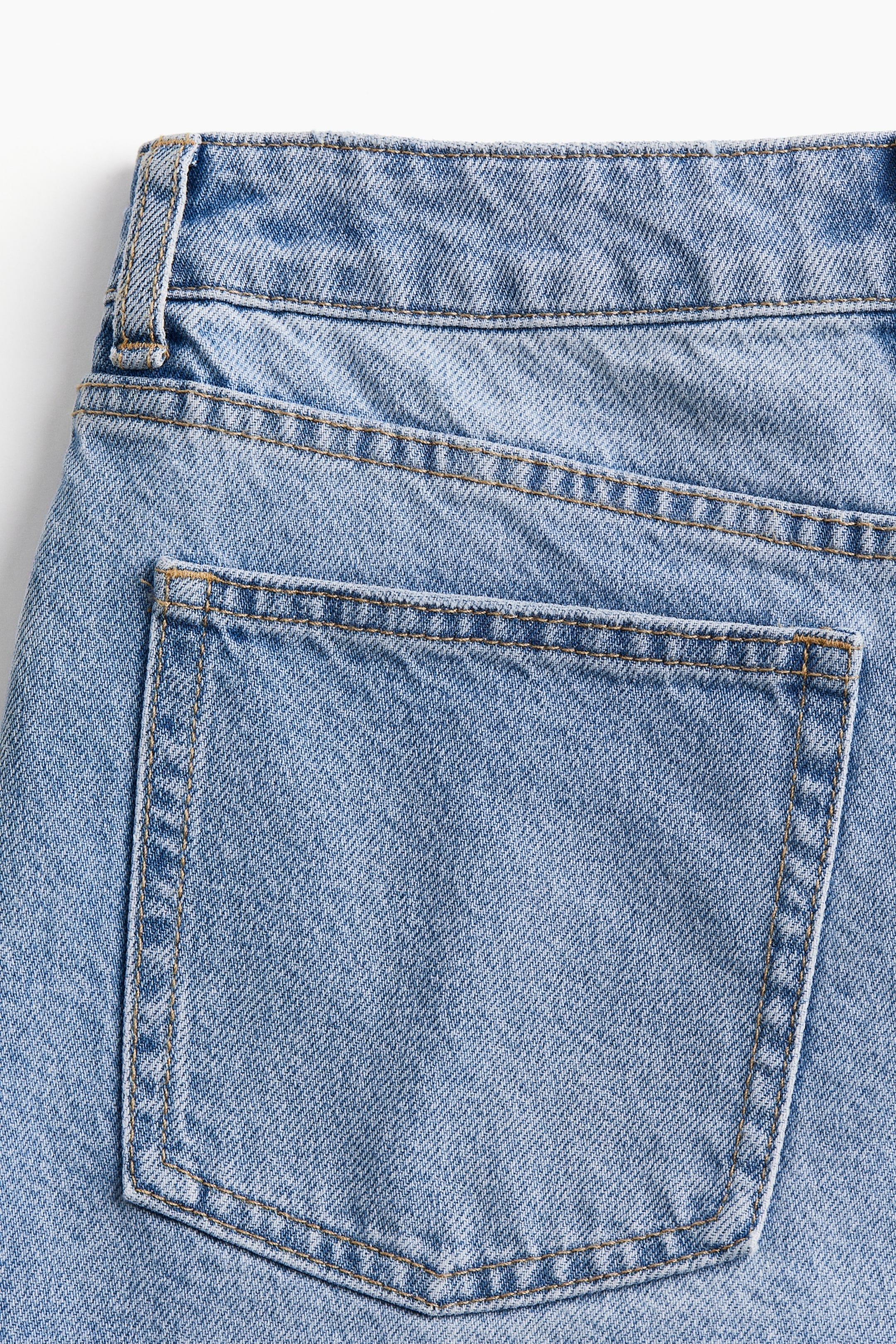 High-Waisted Denim Shorts